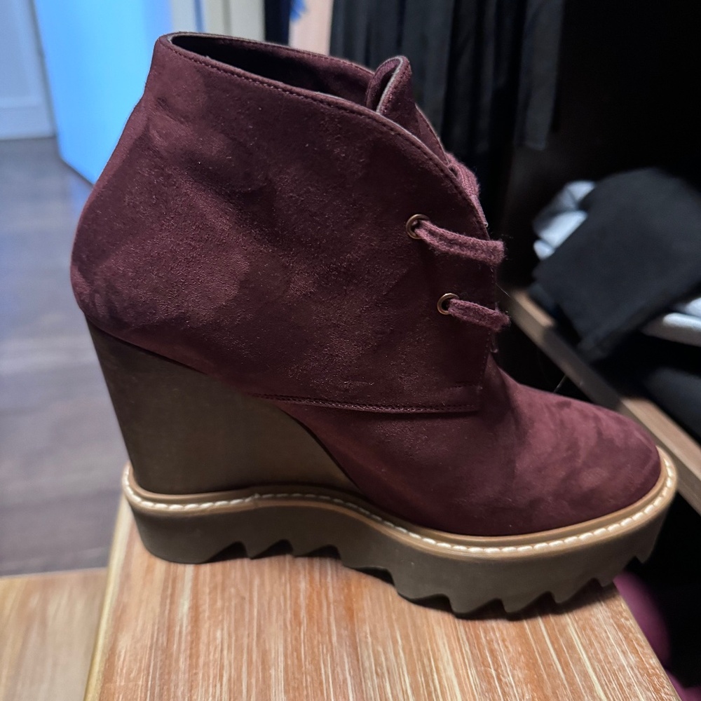Stella McCartney Vegan Suede Booties